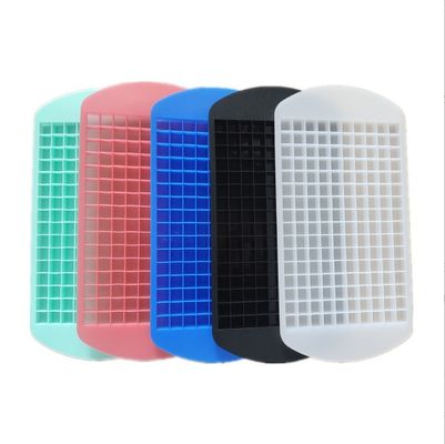 Voorraad Silicone mini ijsblokkenbak voor voedsel Grade 160 Holte Kleine vierkant ijsmaker