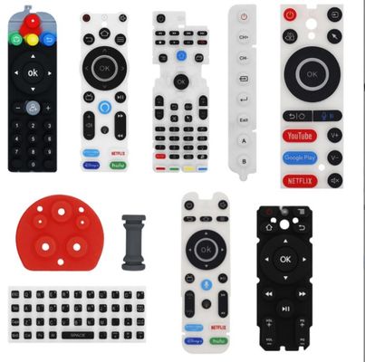 EPDM NBR NR siliconenrubber aangepast toetsenbord 4x4 MIDI-toetsenbord knop Pad Molding Service