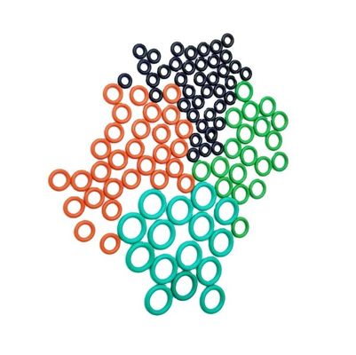 EPDM NBR FKM FPM PTFE PU Silicon Flat Rubber O-Ring met aangepaste grootte en materiaal