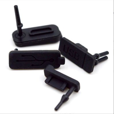 EPDM NR NBR Rubber USB Anti-Dust Silicone Caps met vormverwerking en op maat