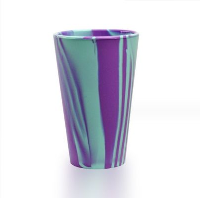 Onbreekbare siliconenbeker met siliconen wijn bierbeker voor buiten en koffie