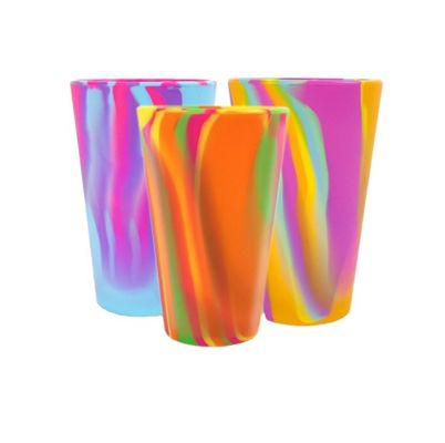 Silikon rubber onbreekbaar glazen kopje voor feestjes