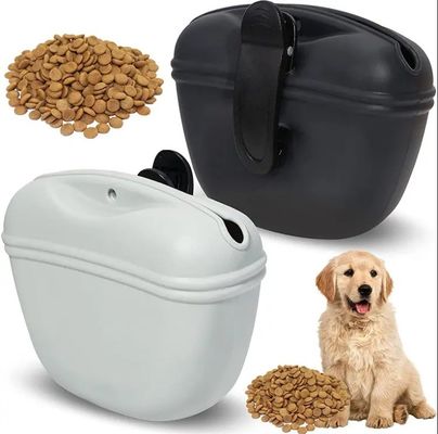 Buitenhondenwandelen Silicone hondenvoedsel Snack Bag Draagbare taillepack voor huisdierstraining