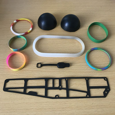 Op maat gevormde siliconen rubberproducten Op maat gemaakte siliconenproducten voor de vormdienst