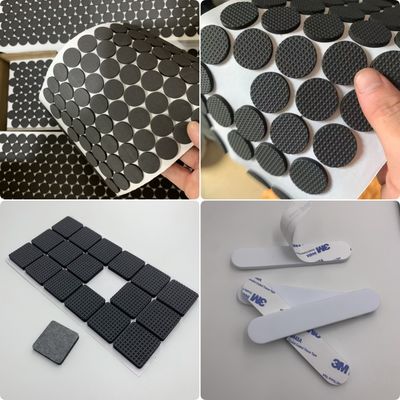 Snijdienst Custom Die Cutting Silicone Rubber Foot Pad voor meubelbescherming