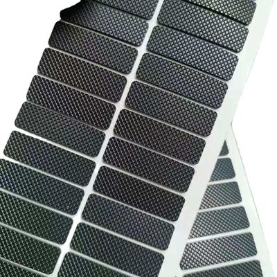 Op maat gemaakte siliconen pad voor vormverwerkingsservice Transparante zwarte maas rubberen voet