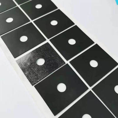 Op maat gemaakte siliconen pad voor vormverwerkingsservice Transparante zwarte maas rubberen voet