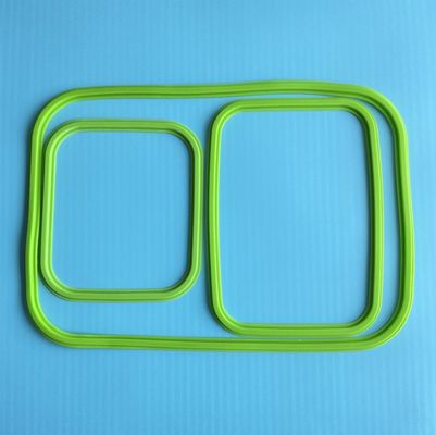 Op maat gemaakte vierkante lunchbox siliconen zegelring voor geharde glazen schaal en verse doos