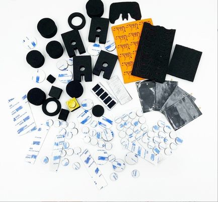 Verwerkingsservice voor gietwerk op maat zelfklevend EVA-gebacked felt rubberen voeten bumper pads