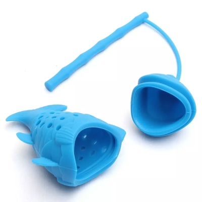 PORTABLE Eco Friendly Tea Infuser met herbruikbare siliconen zeef en multi-color