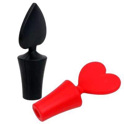 Vershoudende gel kurk siliconen flesstopper schattig top poker bar accessoires wijngieter