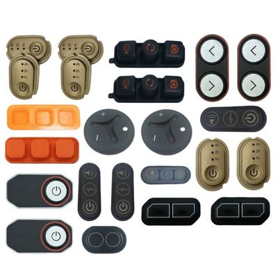 EPDM NBR NR siliconenrubber aangepast toetsenbord 4x4 MIDI-toetsenbord knop Pad Molding Service