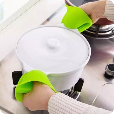 Voedingsmiddelen Silicone Oven Mitt Hittebestendig Mini Pot Holder voor Bakken Kooktoebehoren