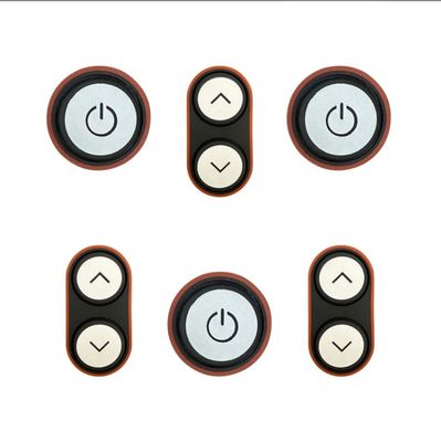 EPDM NBR NR siliconenrubber aangepast toetsenbord 4x4 MIDI-toetsenbord knop Pad Molding Service