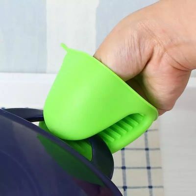 Voedingsmiddelen Silicone Oven Mitt Hittebestendig Mini Pot Holder voor Bakken Kooktoebehoren