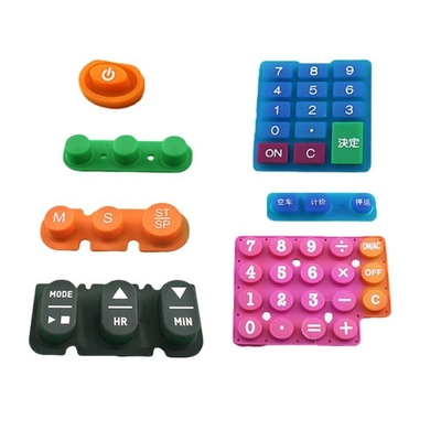 Gepersonaliseerde mobiele telefoons Silicone rubberen toetsenbord met koolstofpil EPDM NBR NR materiaal