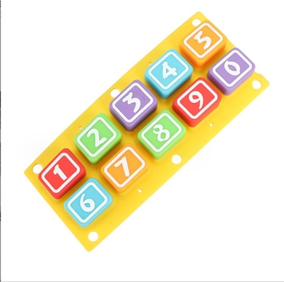 Gepersonaliseerde mobiele telefoons Silicone rubberen toetsenbord met koolstofpil EPDM NBR NR materiaal