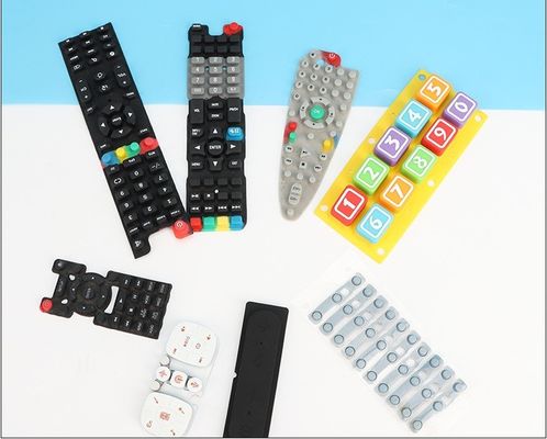 Kleurrijke toetsenbord toetsenbord Silicone rubber membraan schakelaar met aangepaste EPDM NR NBR