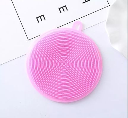 Dubbelzijdige cirkelvormige vaatwasborstel Silicone reinigingsborstel voor keukenreiniging
