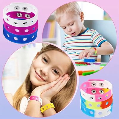 Hot Seller Kids Silicone Rubber Armband Charms voor onderwijs Doelgroep Eindgebruiker 21cm