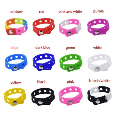 Silk Screen Printing Custom Logo Geurende siliconen armband voor andere activiteiten Gebruik