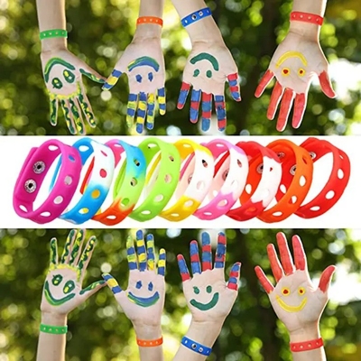 Silikonen Armband voor Onderwijs Baby Juwelen Hanger Mode Stijl Armband Speelgoed Zachte Rubber Kinderen Geschenk