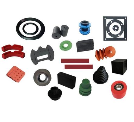 Op maat gemaakte siliconen EPDM NBR NR Rubber Parts Moulding voor verschillende industriële behoeften