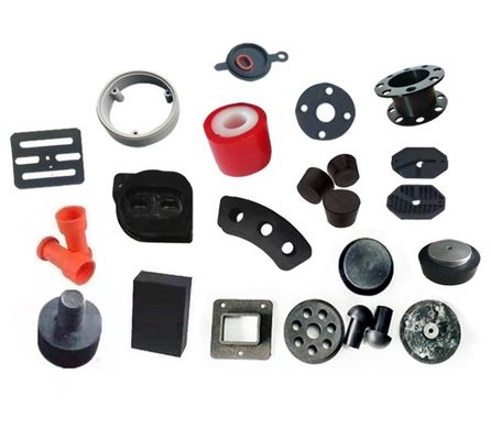 Op maat gemaakte siliconen EPDM NBR NR Rubber Parts Moulding voor verschillende industriële behoeften