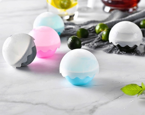 Silicone ijsbalmaker voor 100% voedselkwaliteit Silicone herbruikbare draagbare bol ronde vorm