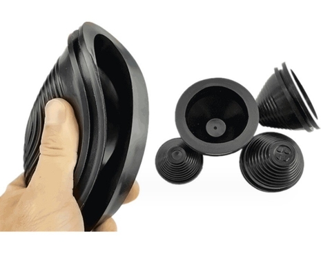Silikon EPDM NR NBR Zwarte conische rubberen grommets