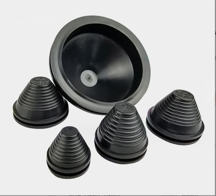 Silikon EPDM NR NBR Zwarte conische rubberen grommets