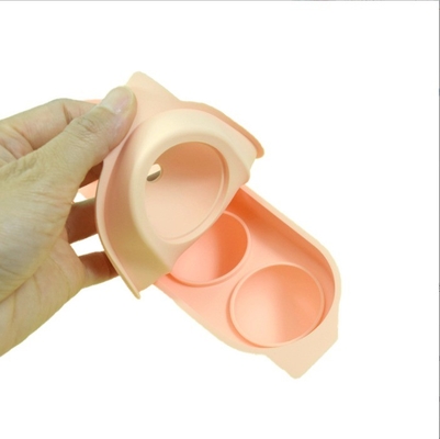 Silicone ijsgereedschap 4 holte draagbare kristalhelder ijsbal maker voor whisky