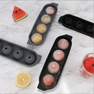 Hot Stocked Silicone Ice Ball Maker Easy Release Herbruikbare Sphere Cube Tray voor Whiskey