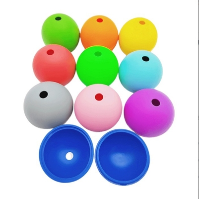 S M L Grootte Silicone ijsbal voor duurzame whisky Single Hole Design Printable Logo