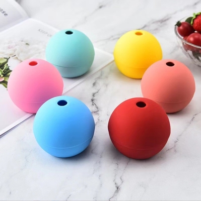 Keukengereedschap Silicone ijsballenvorm enkelgat zacht rubber voor bar ijsmakers