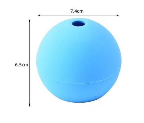 Keukengereedschap Silicone ijsballenvorm enkelgat zacht rubber voor bar ijsmakers