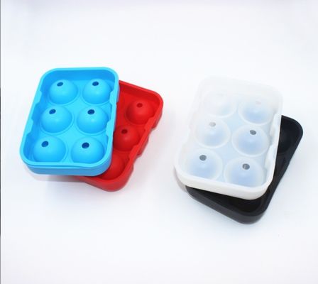 Silicone 6 Hole Round Ice Cube Mould voor duurzame en veelzijdige ijsgereedschappen