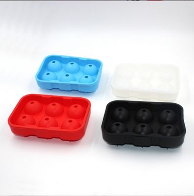Voedselkwaliteit Silicone 6 Hole Ice Ball Mold De duurzame keuze voor ijsgereedschappen