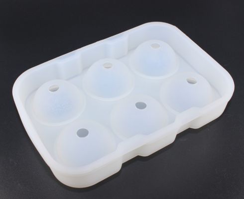 Silicone 6 Hole Round Ice Cube Mould voor duurzame en veelzijdige ijsgereedschappen