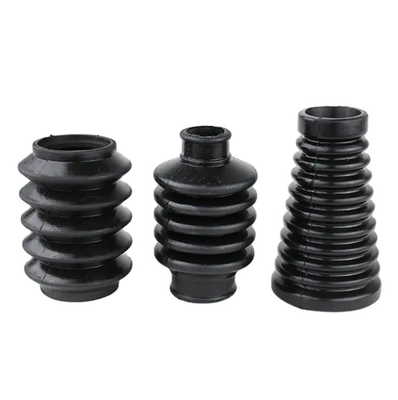 MVQ Custom Compression Moulded Flexible Corrugated Silicone Rubber Bellows voor het vormen