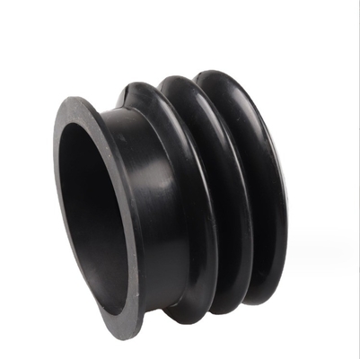 MVQ Custom Compression Moulded Flexible Corrugated Silicone Rubber Bellows voor het vormen