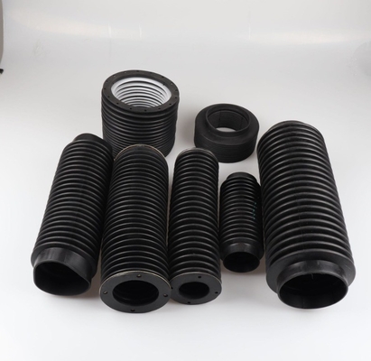 MVQ Custom Compression Moulded Flexible Corrugated Silicone Rubber Bellows voor het vormen