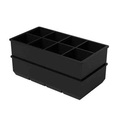 4 6 8 Holte Silicone ijsbak Vorm Grote vierkantvorm Makkelijk loslaten Ijsblokbak