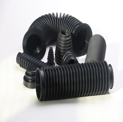 Custom NBR rubber bellow voor stofdichte bescherming in de vormverwerkingsservice