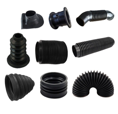 Professionele op maat gemaakte FKM gevormde siliconen cover rubber bellows voor verschillende industrieën