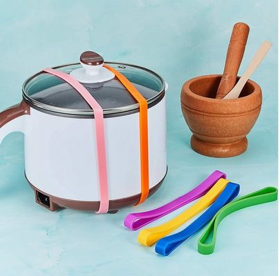 Gepersonaliseerde siliconen armbanden Duurzame flexibiliteit Vaste boeken dozen Fles Pot Rubber Band