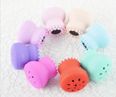 Deep pore exfoliating siliconen gezichtsreinigingsborstel met octopusvorm en in voorraad