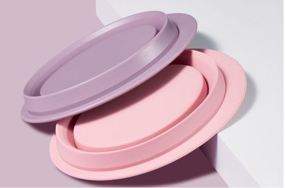 Duurzame stijl Schuim vouw schoonmaakblokje Silicone make-up borstel schoonmaker wasbak