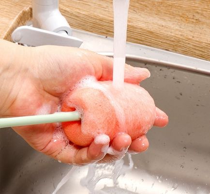 Voorraad TPR PP siliconen flessen reinigingsborstel voor het wassen van babyflessen lang handvat