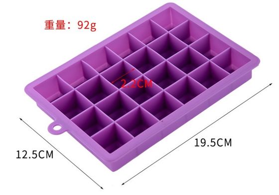 IJsmakers Makkelijk loslaten 15 holte 24 holte siliconen ijskobbakken met deksels